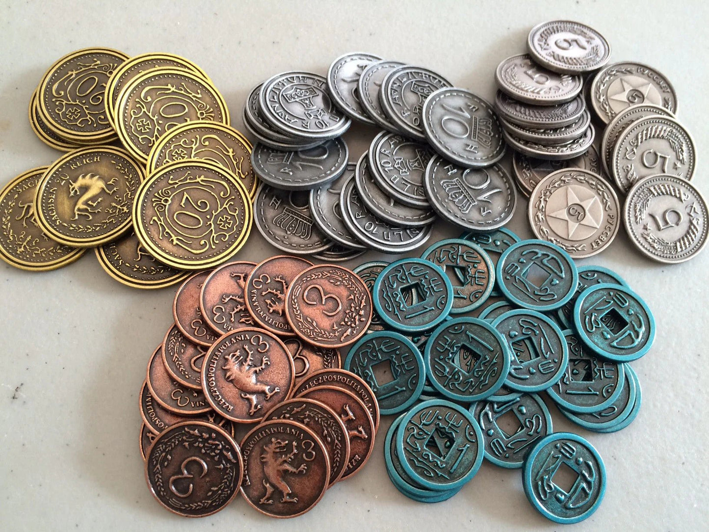 Metal Coins Set (Scythe) - The Fourth Place