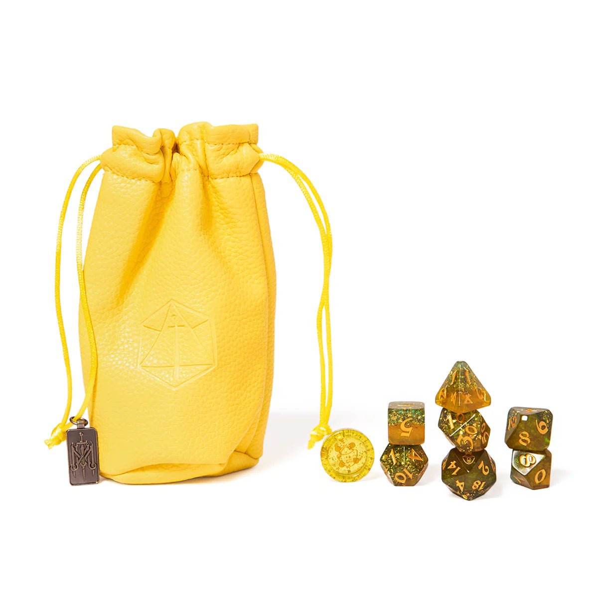 Mighty Nein Dice Set: Nott the Brave (Yellow/Green) - The Fourth Place