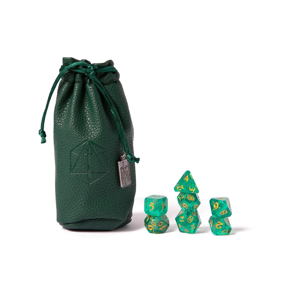 Mighty Nein Dice Set: The Traveller (Green/Gold) - The Fourth Place
