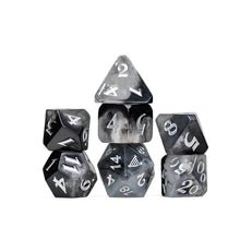 Mighty Nein Dice Set: Yasha Nydoorin (Black/Silver) - The Fourth Place