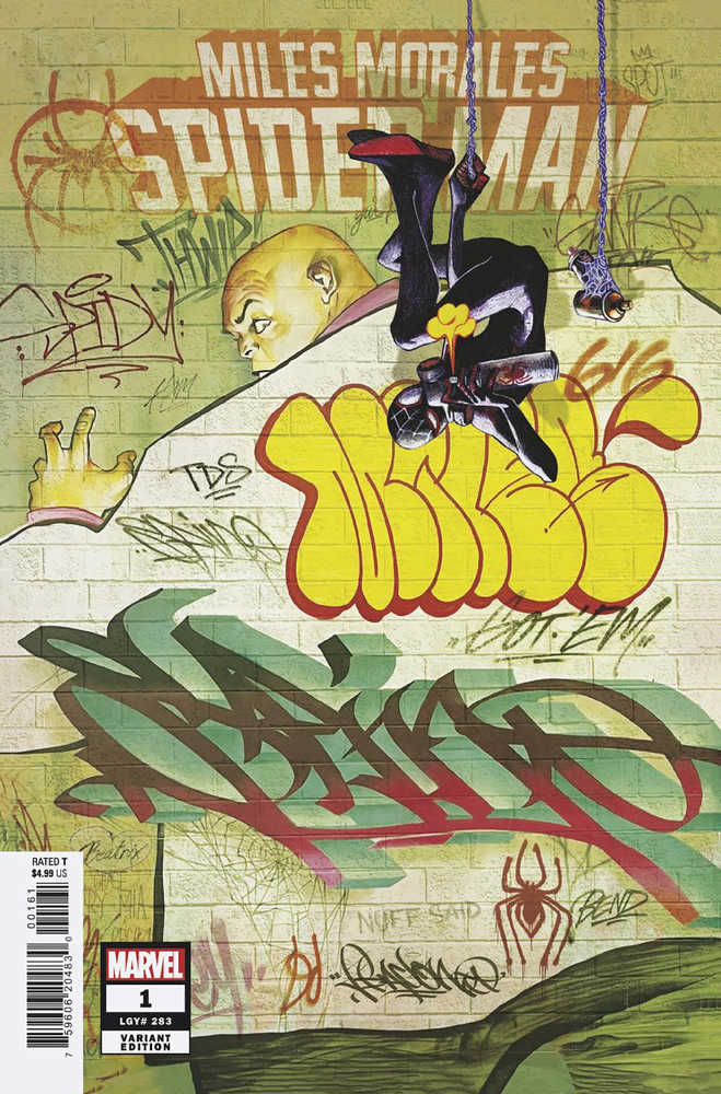 Miles Morales Spider-Man #1 Del Mundo Graffiti Variant - The Fourth Place