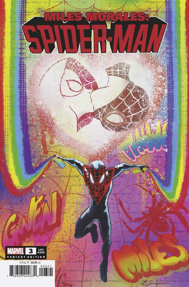 Miles Morales Spider-Man #3 Graffiti Variant - The Fourth Place