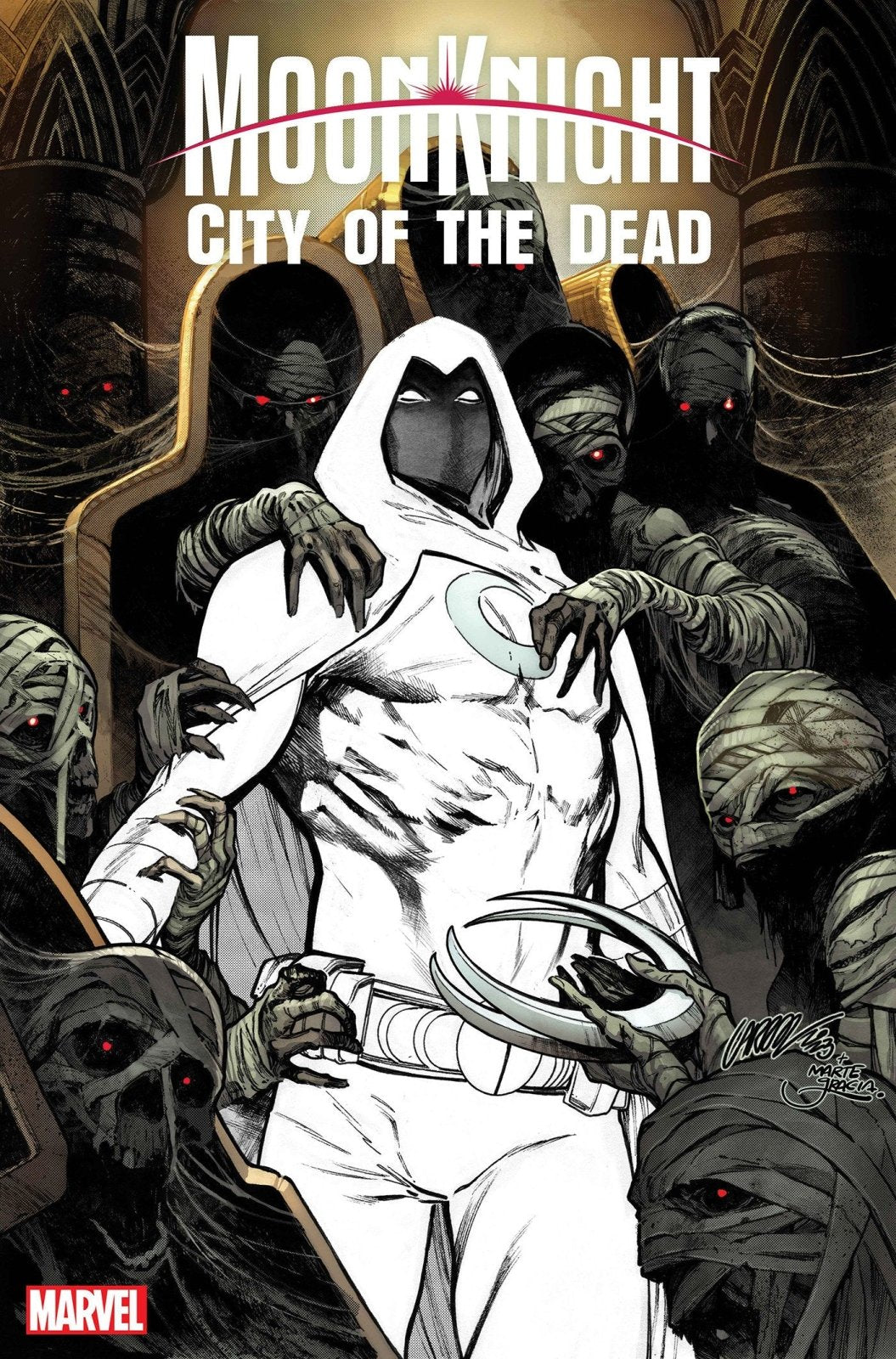 Moon Knight: City Of The Dead 1 Pepe Larraz Foil Variant - The Fourth Place