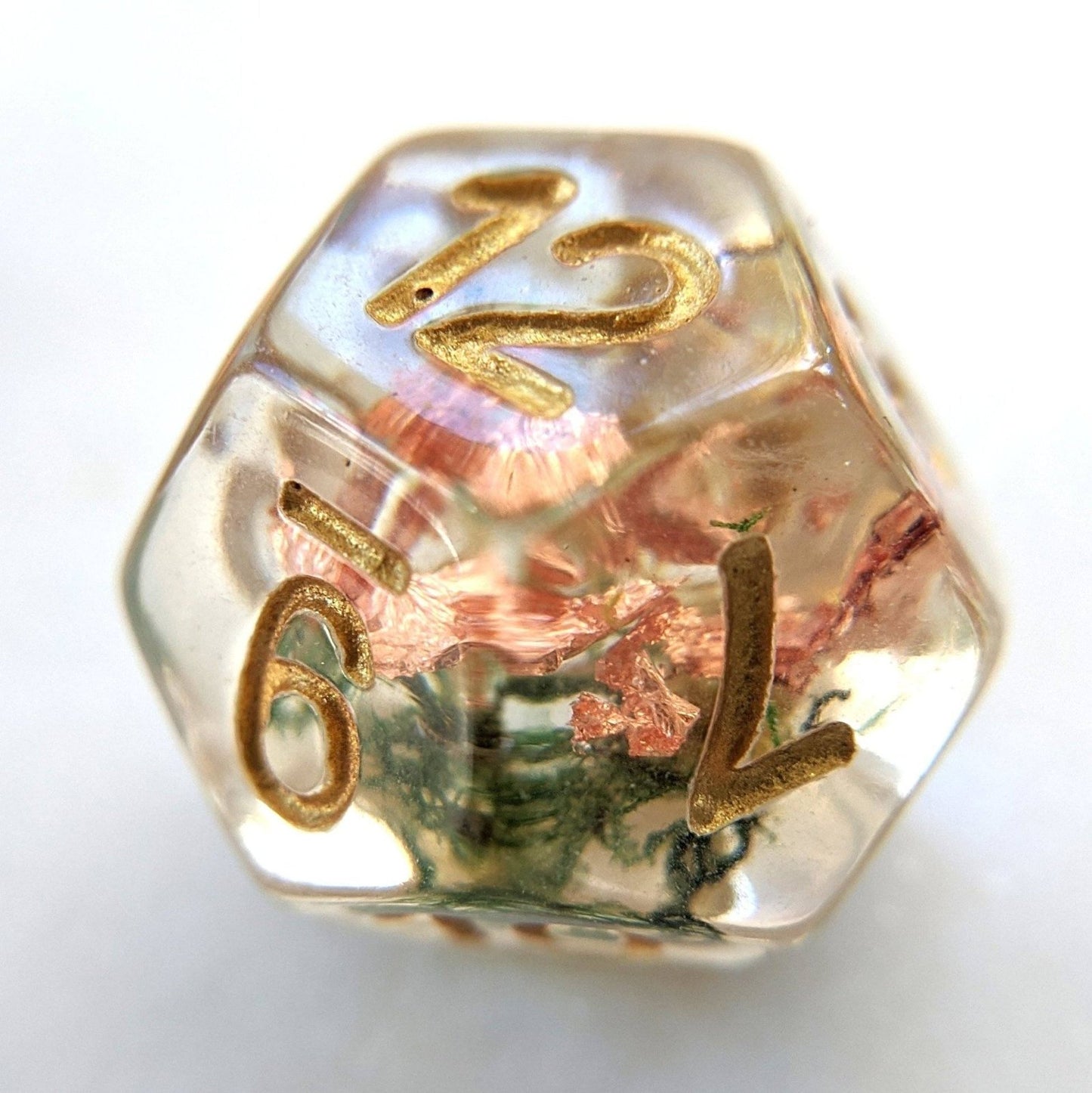 Moss and Copper - 7 Piece Dice Set - The Fourth Place