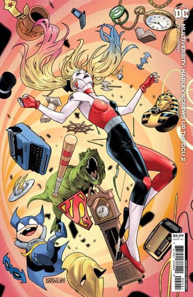 Multiversity Harley Screws Up The Dcu #2 (Of 6) Cover B Vasco Georgiev Card Stock Variant - The Fourth Place