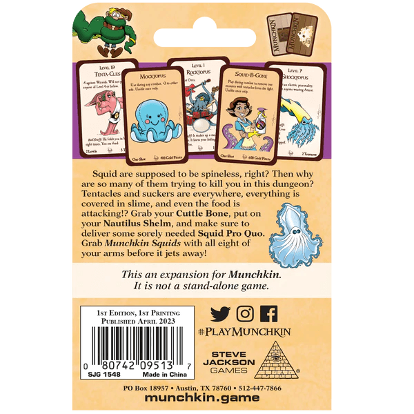 Munchkin Squids (Expansion) - The Fourth Place