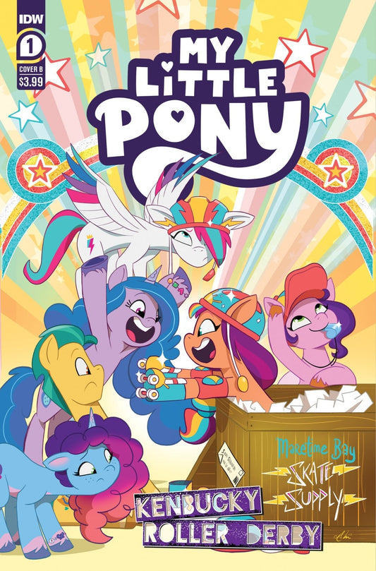 My Little Pony: Kenbucky Roller Derby #1 Variant B (Mebberson) - The Fourth Place