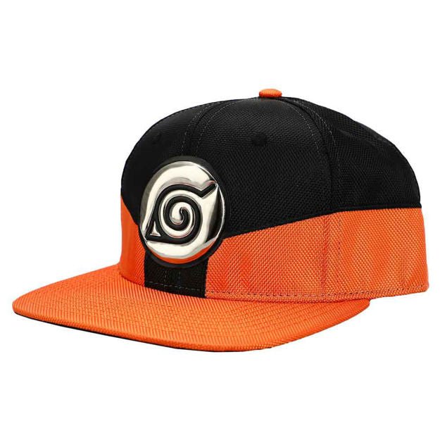 Naruto chrome weld patch flat bill Snapback hat - The Fourth Place