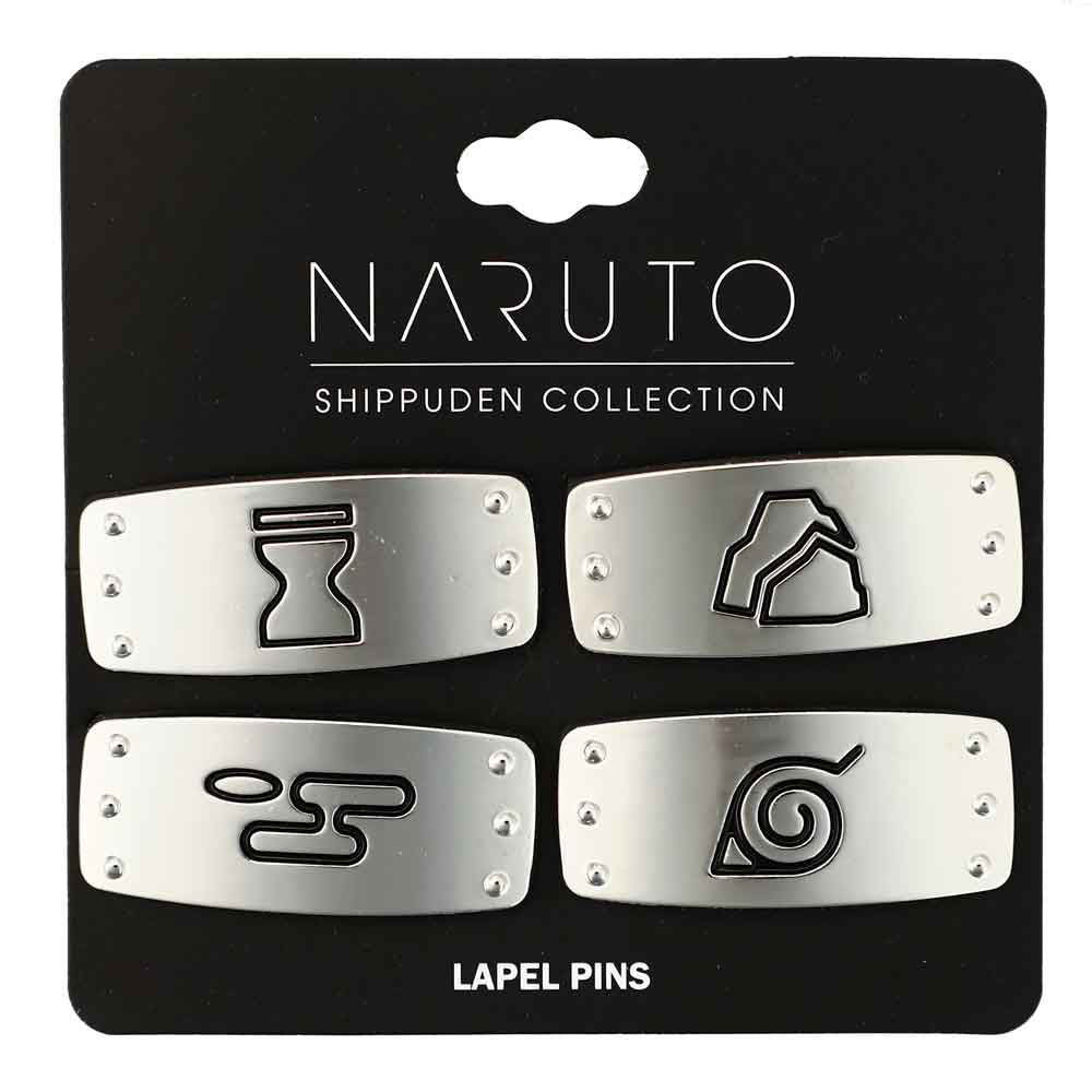 Naruto Village Headband Lapel Pins - The Fourth Place
