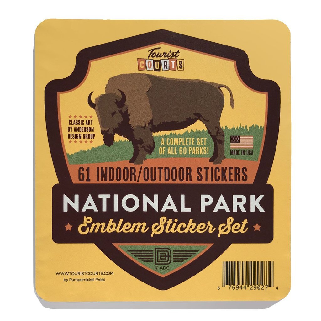 National Park Emblem Sticker Set - The Fourth Place