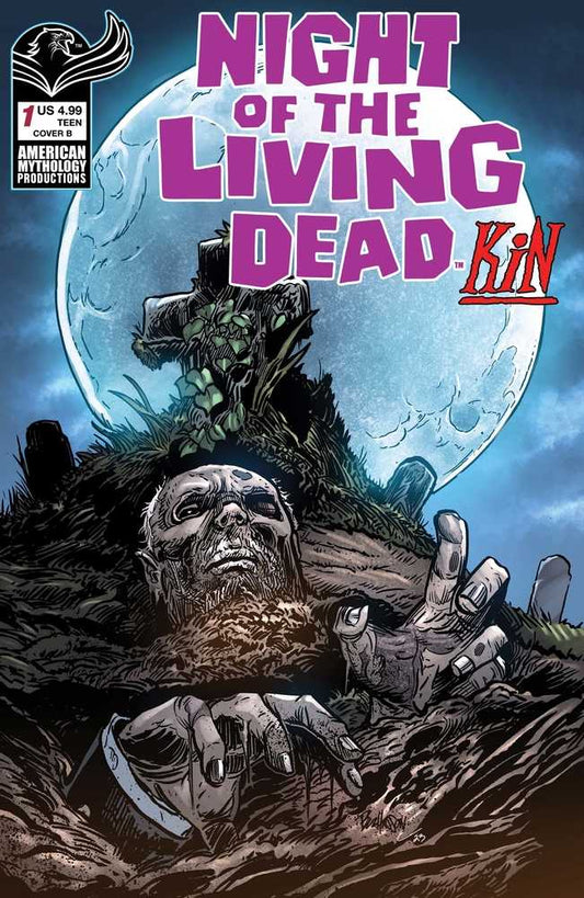 Night Of The Living Dead Kin #1 Cover B Hasson Out Of Grave - The Fourth Place