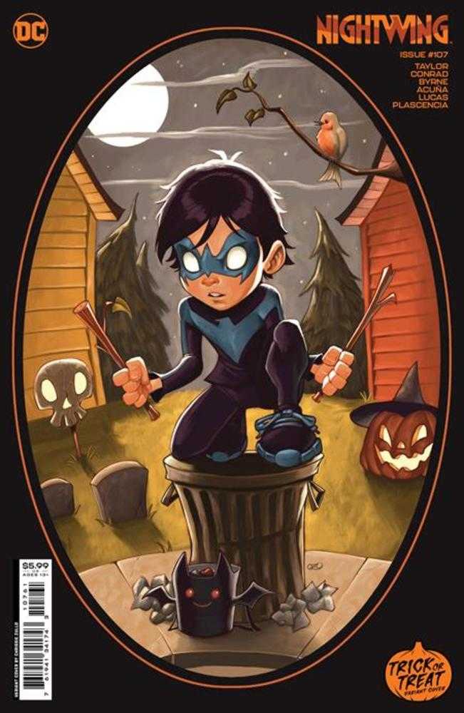 Nightwing #107 Cover F Chrissie Zullo Trick Or Treat Card Stock Variant - The Fourth Place