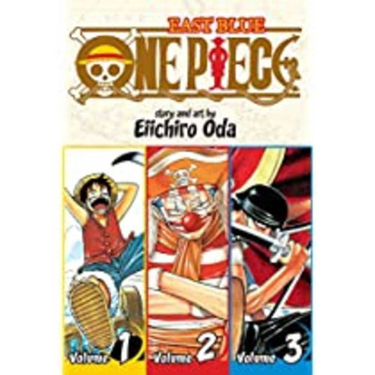 One Piece Graphic Novel Set Volume 1 2 & 3 East Blue - The Fourth Place