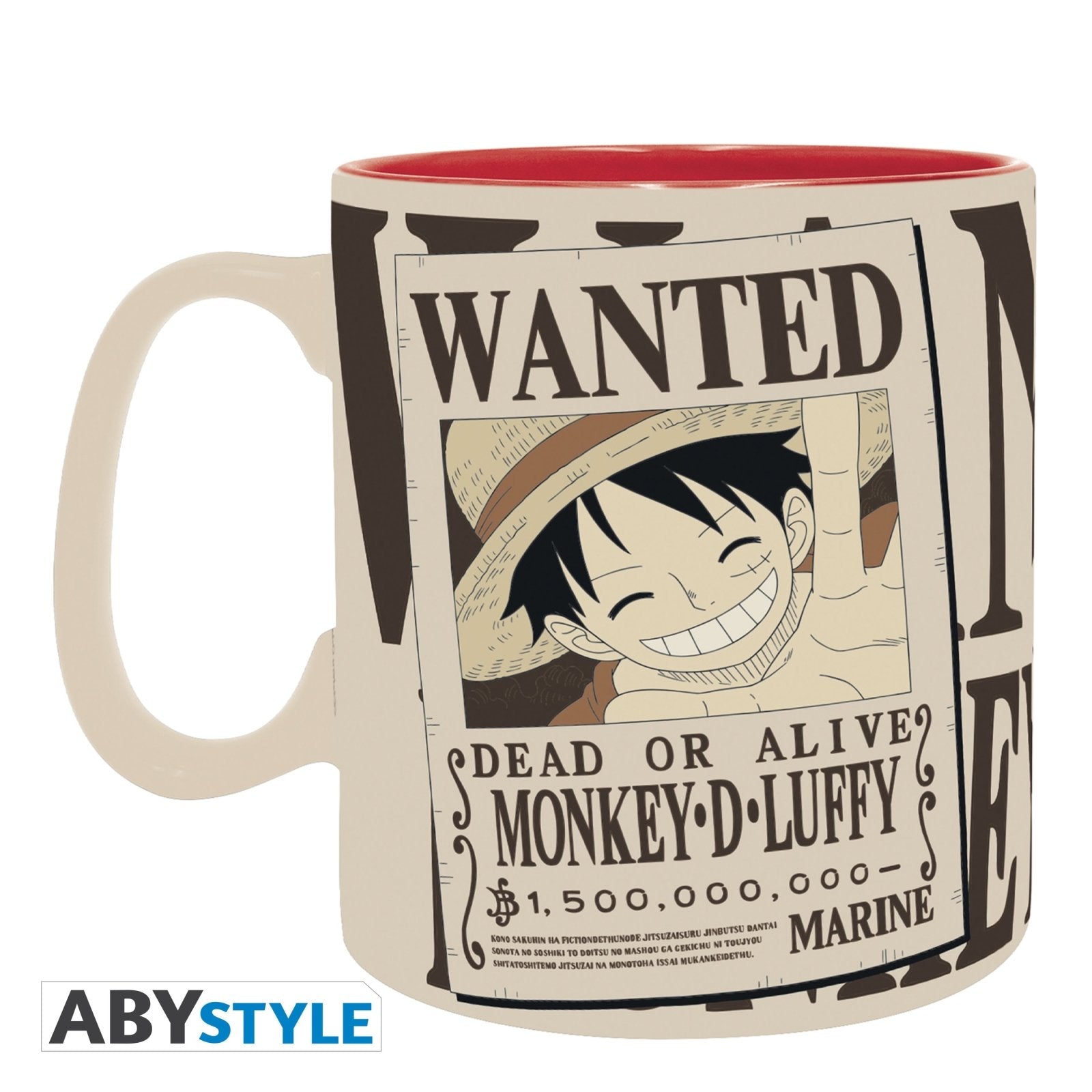 One Piece Luffy Mug & Coaster Set - The Fourth Place