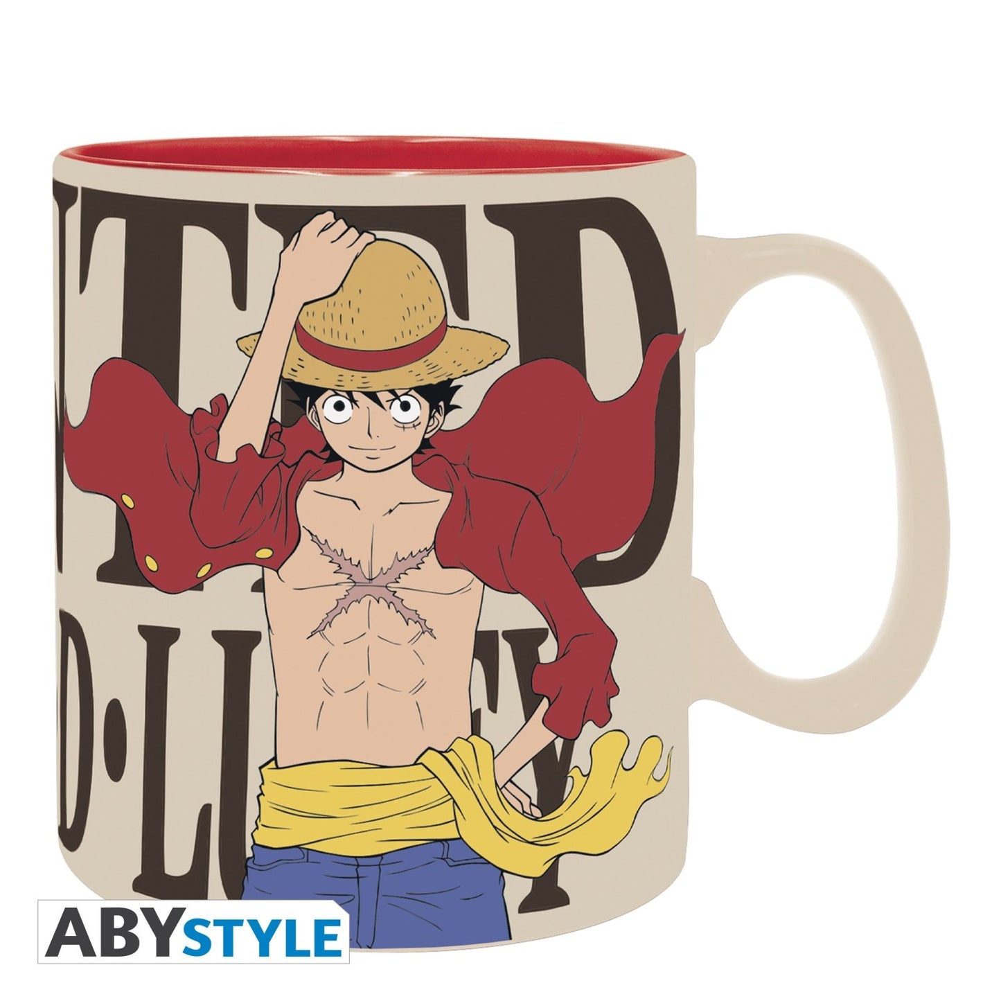 One Piece Luffy Mug & Coaster Set - The Fourth Place