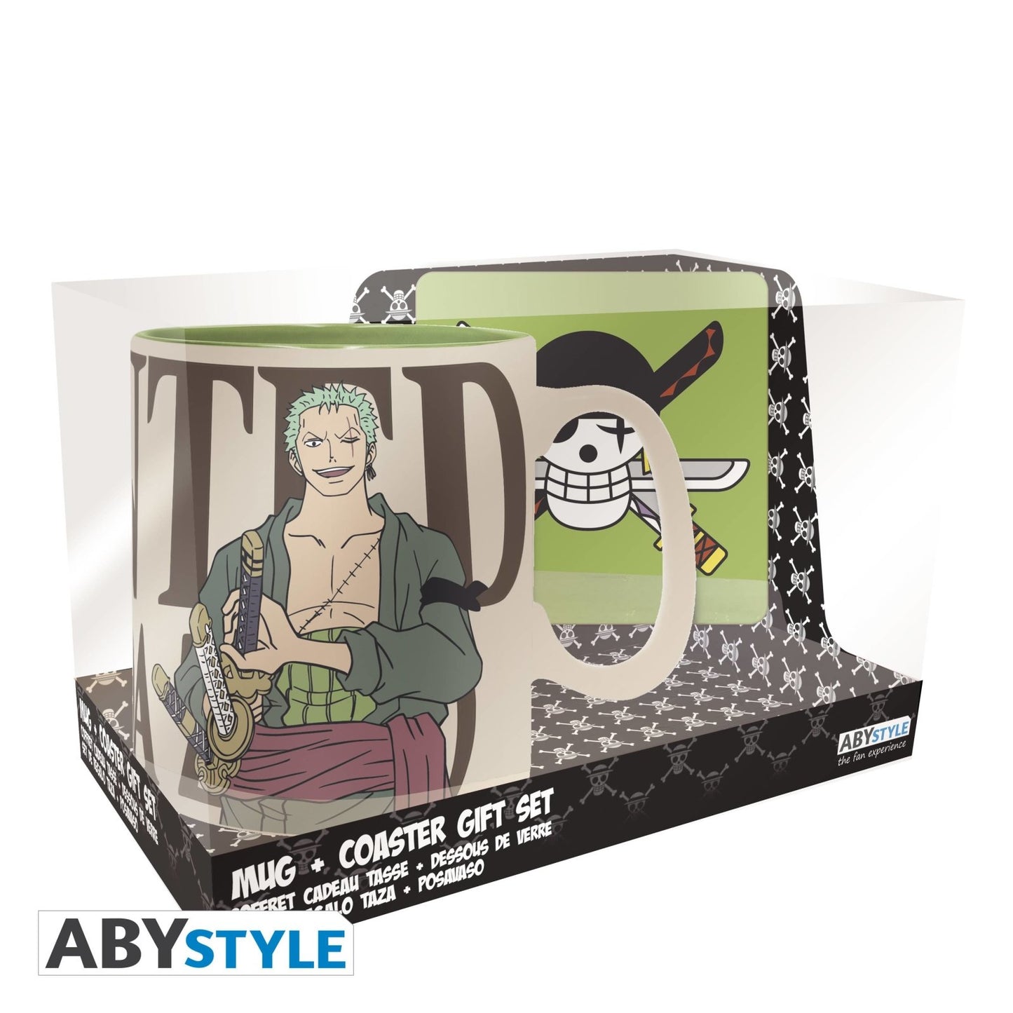 One Piece Zoro Mug & Coaster Set - The Fourth Place