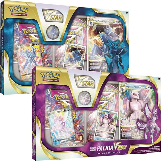 Origin Forme Dialga or Pialka VSTAR Premium Collection (1 of 2) with Pin and Coin - The Fourth Place