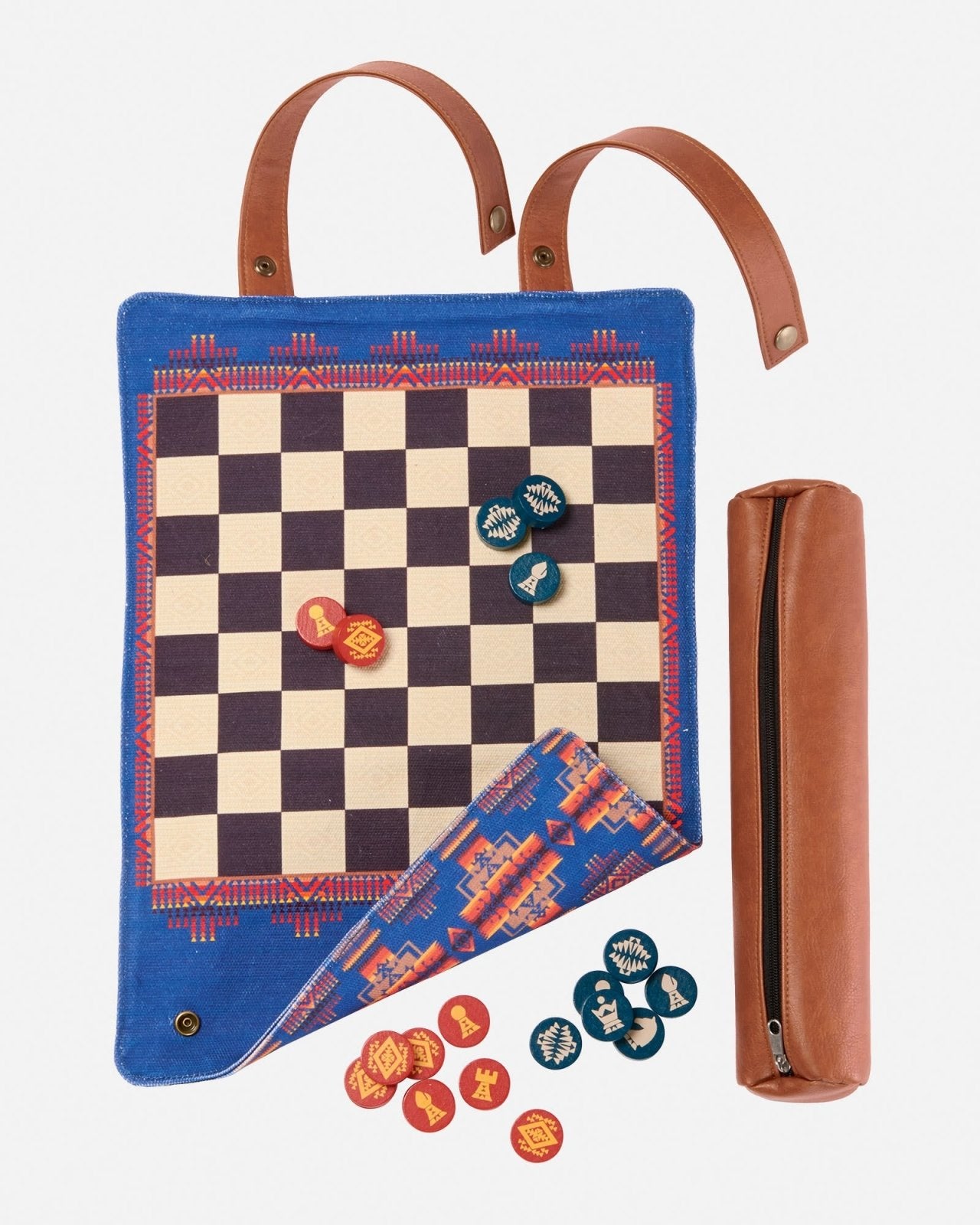 Pendleton Chess & Checkers: Travel-Ready Roll-up Game - The Fourth Place