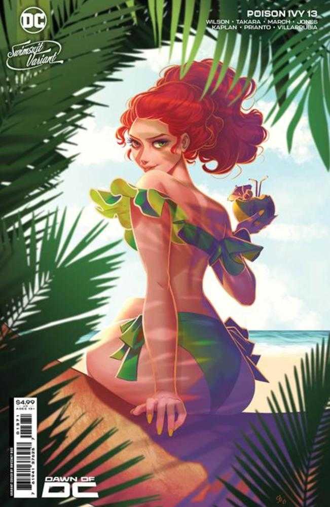 Poison Ivy #13 Cover E Sweeney Boo Swimsuit Card Stock Variant - The Fourth Place