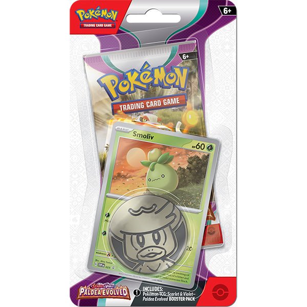 Pokémon Paldea Evolved (SV02) - Blister Pack (1 of 2: Growlithe or Smoliv) - The Fourth Place