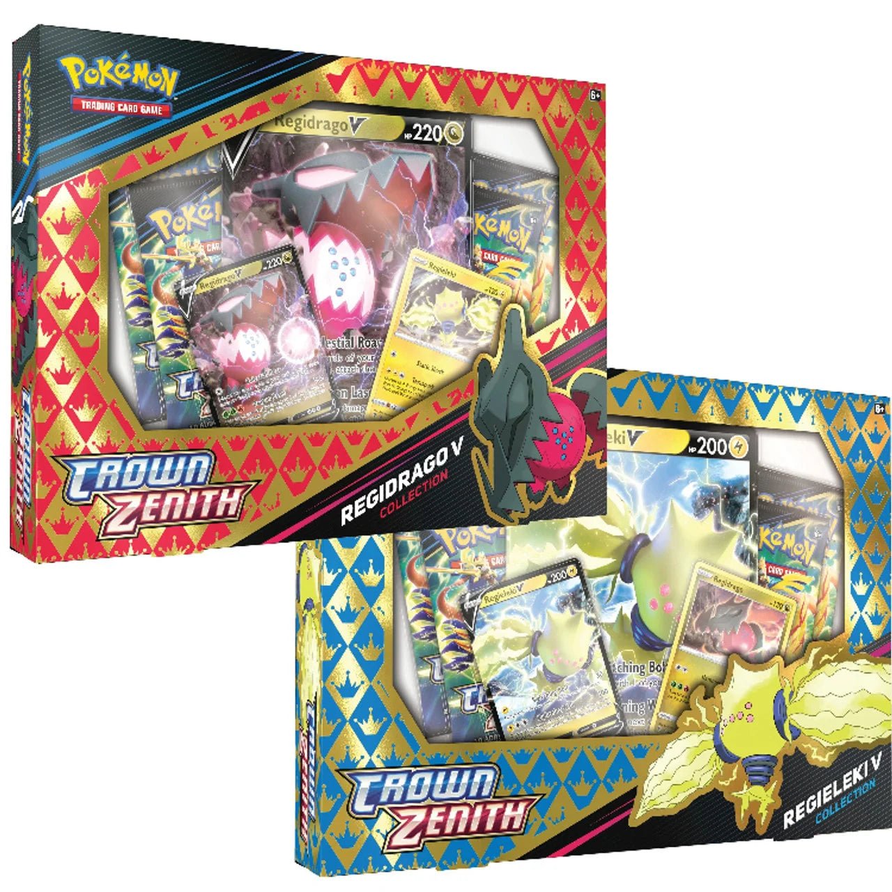Pokémon TCG Crown Zenith V Collection Box: Regieleki V or Regidrago V - The Fourth Place