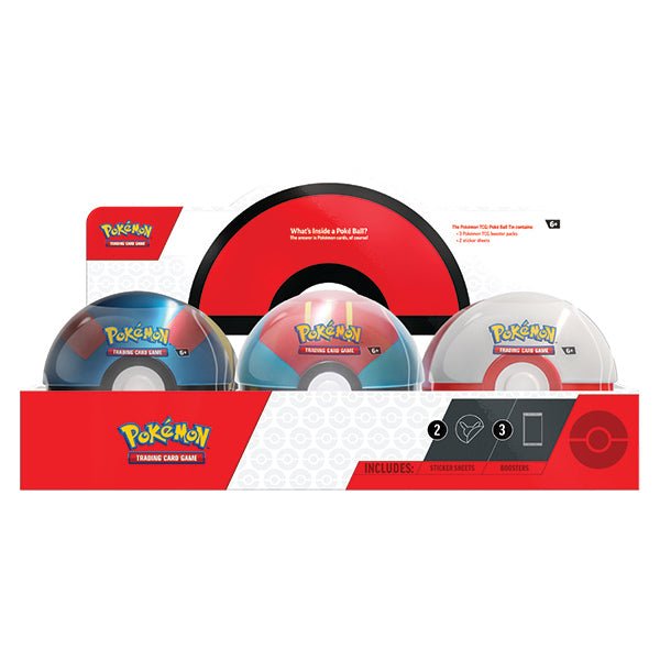 Pokémon TCG: Poké Ball Tin Display (Fall 2023) - The Fourth Place