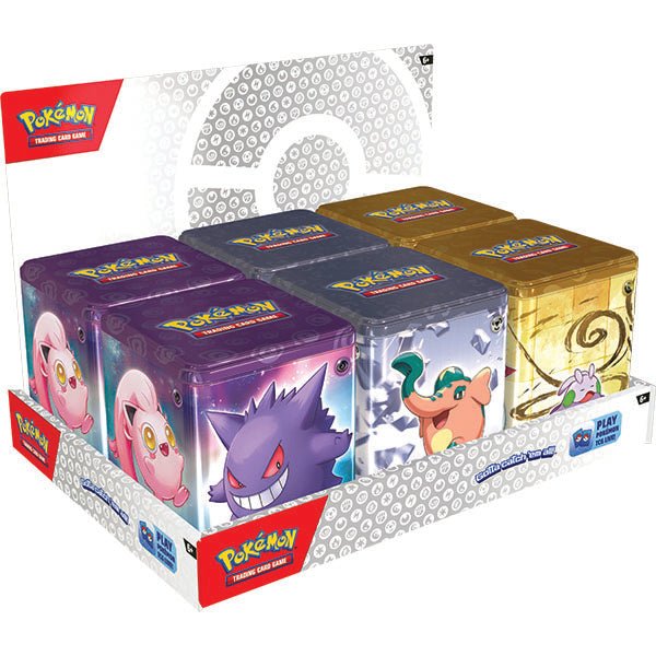 Pokemon TCG: Stacking Tin Q1 2024 Display (1 of 3 Tins) - The Fourth Place