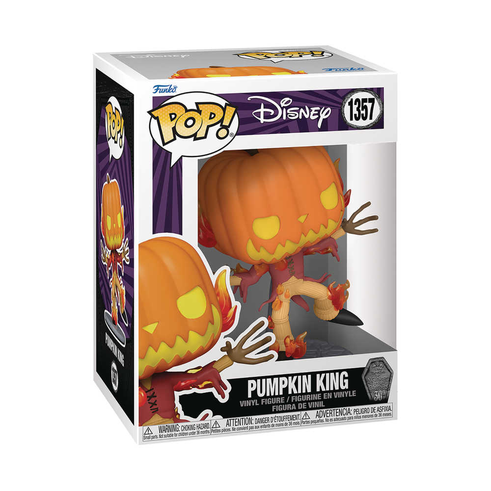 Pop Disney Nbx 30th Pumpkin King Vinyl Figure - The Fourth Place