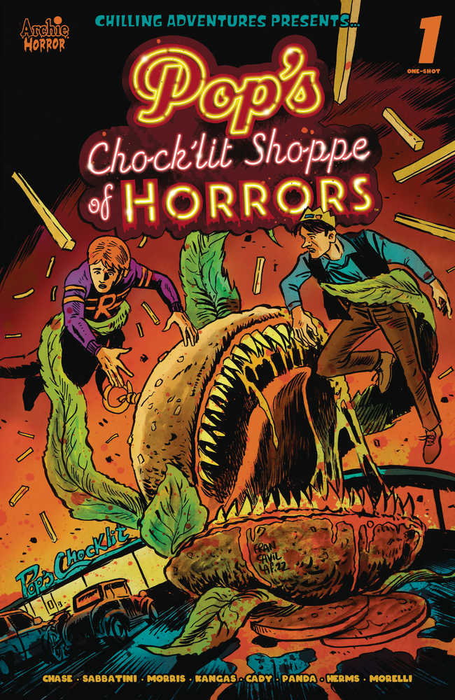 Pops Chocklit Shoppe Of Horrors One Shot Cover B Francavilla - The Fourth Place