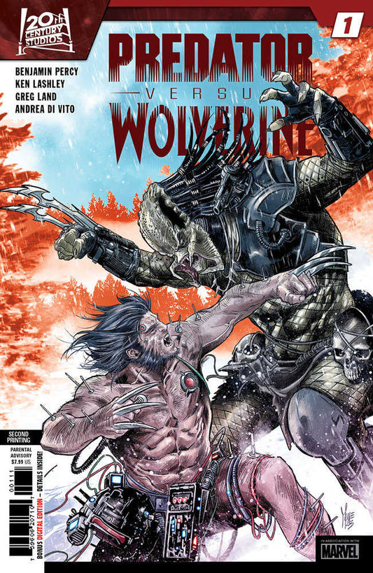 Predator vs Wolverine #1 2nd Print Marco Checchetto Variant - The Fourth Place
