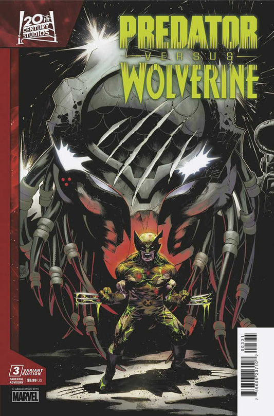 Predator vs. Wolverine 3 Adam Kubert Variant - The Fourth Place