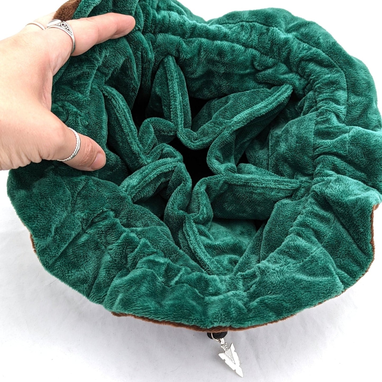 Ranger multi-pocket large dice bag (brown/green) - The Fourth Place