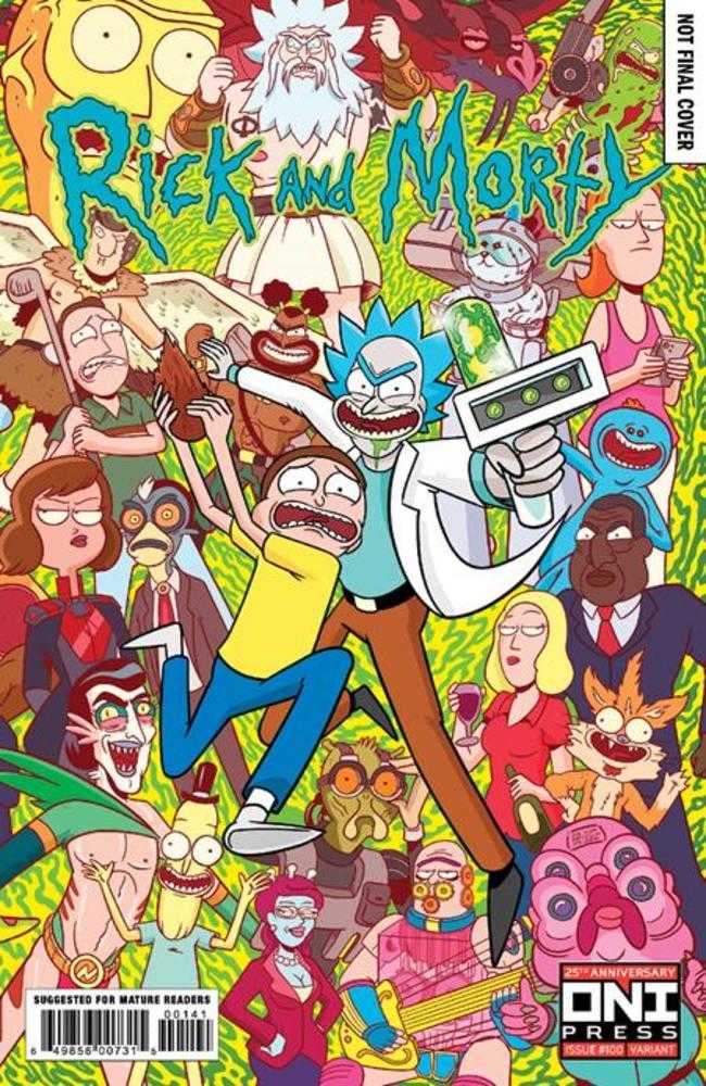 Rick And Morty #100 Cover D Marc Ellerby Variant - The Fourth Place