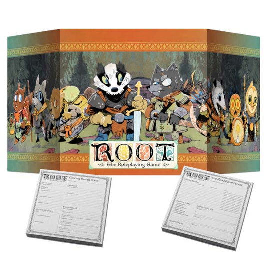 Root RPG GM Accessory Pack (GM Screen & Campaign Notepads) - The Fourth Place