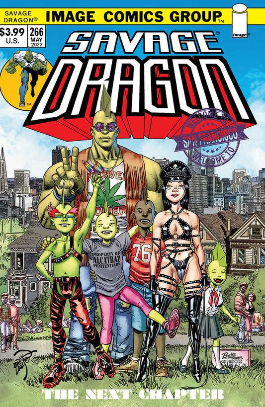 Savage Dragon #266 Cover B Retro 70s Trade Dress (Mature) - The Fourth Place