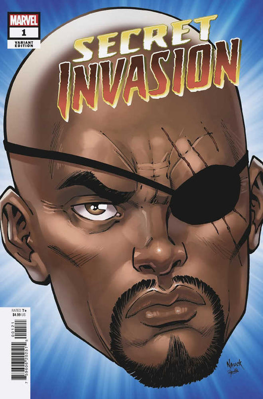 Secret Invasion #1 (Of 5) Nauck Headshot Variant - The Fourth Place