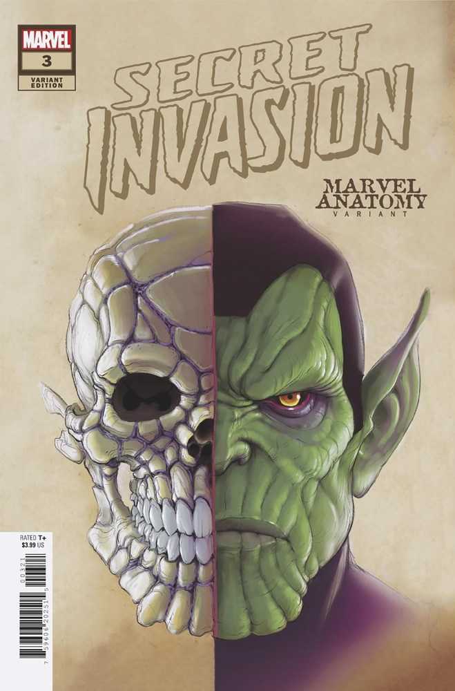 Secret Invasion #3 (Of 5) Marvel Anatomy Lobe Variant - The Fourth Place