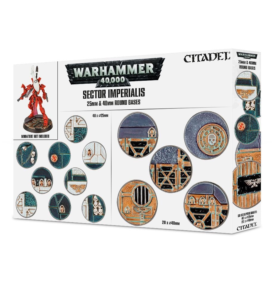 Sector Imperialis 25 & 40mm Round Bases - The Fourth Place