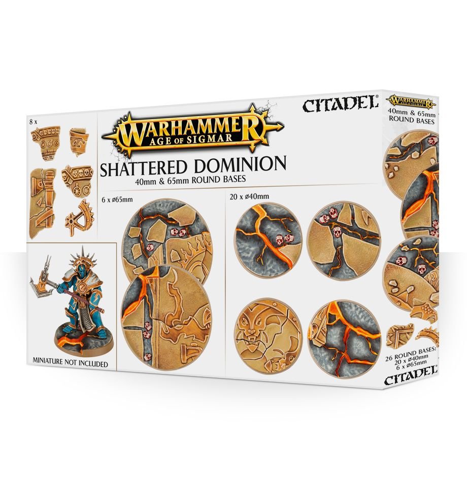 Shattered Dominion 40 & 65mm Round Bases - The Fourth Place