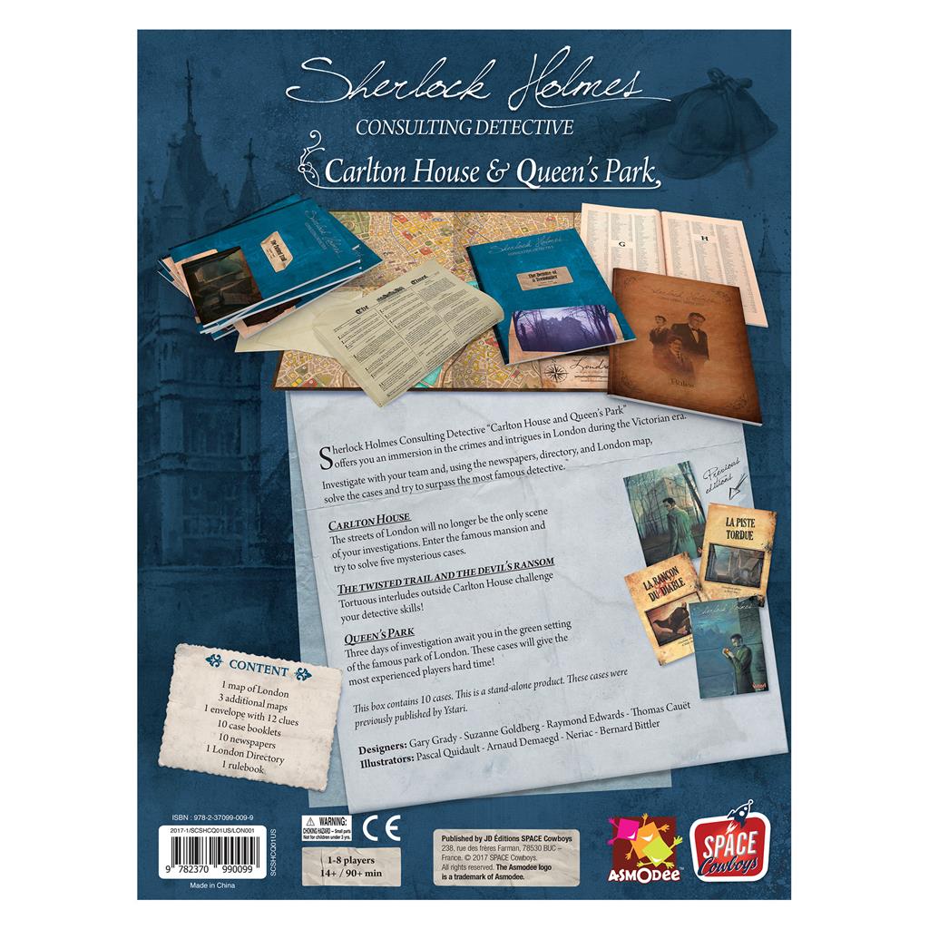 Sherlock Holmes: Carlton House & Queen's Park - The Fourth Place