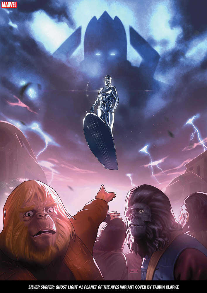 Silver Surfer Ghost Light #1 Clarke Planet Of The Apes Variant - The Fourth Place