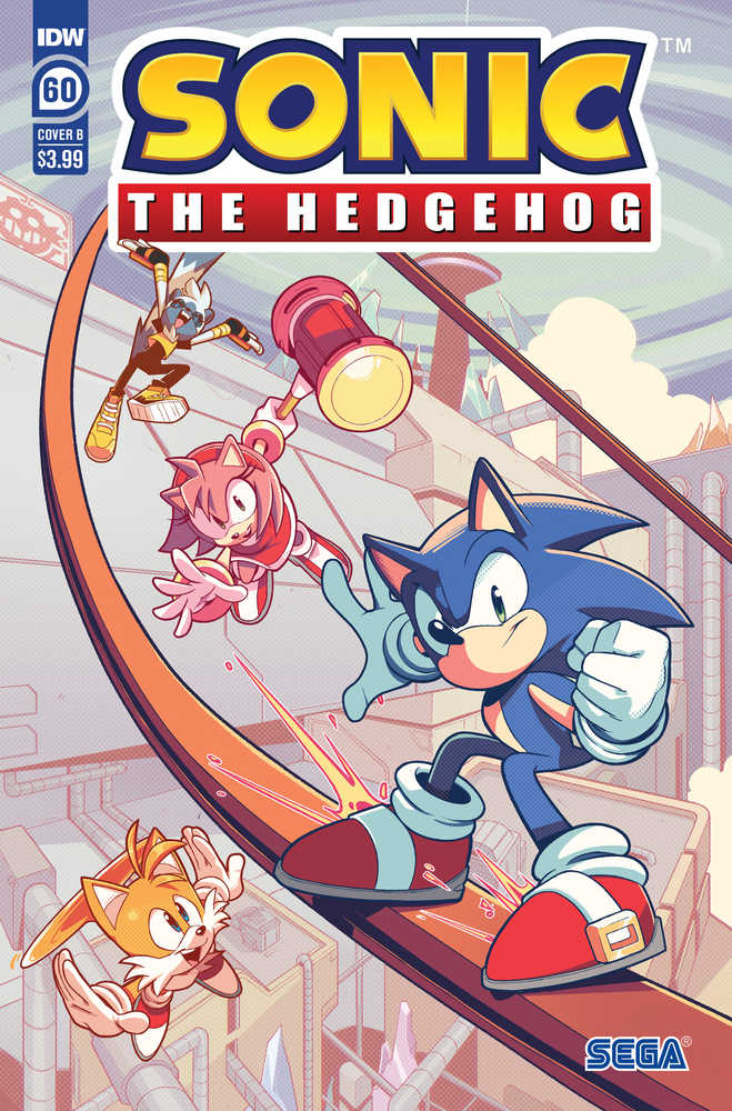 Sonic The Hedgehog #60 Cover B Curry - The Fourth Place