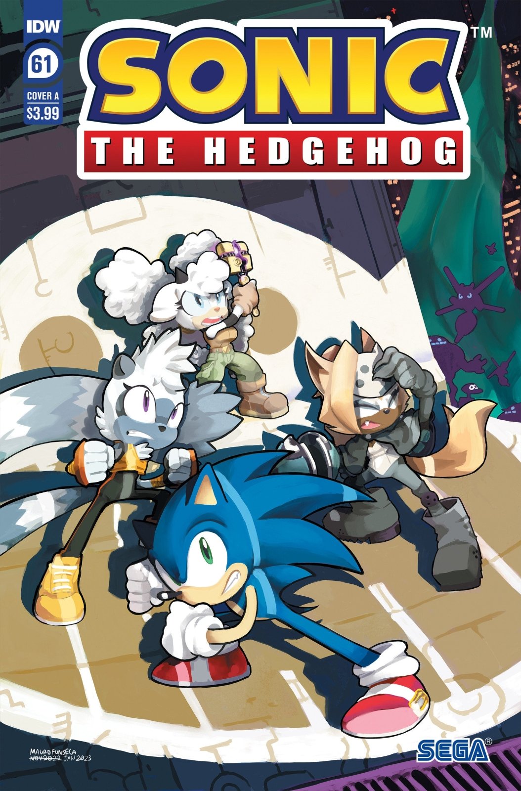Sonic The Hedgehog #61 Cover A (Fonseca) - The Fourth Place