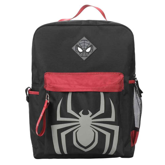 Spider-Man Miles Morales Reflective Print Laptop Backpack - The Fourth Place
