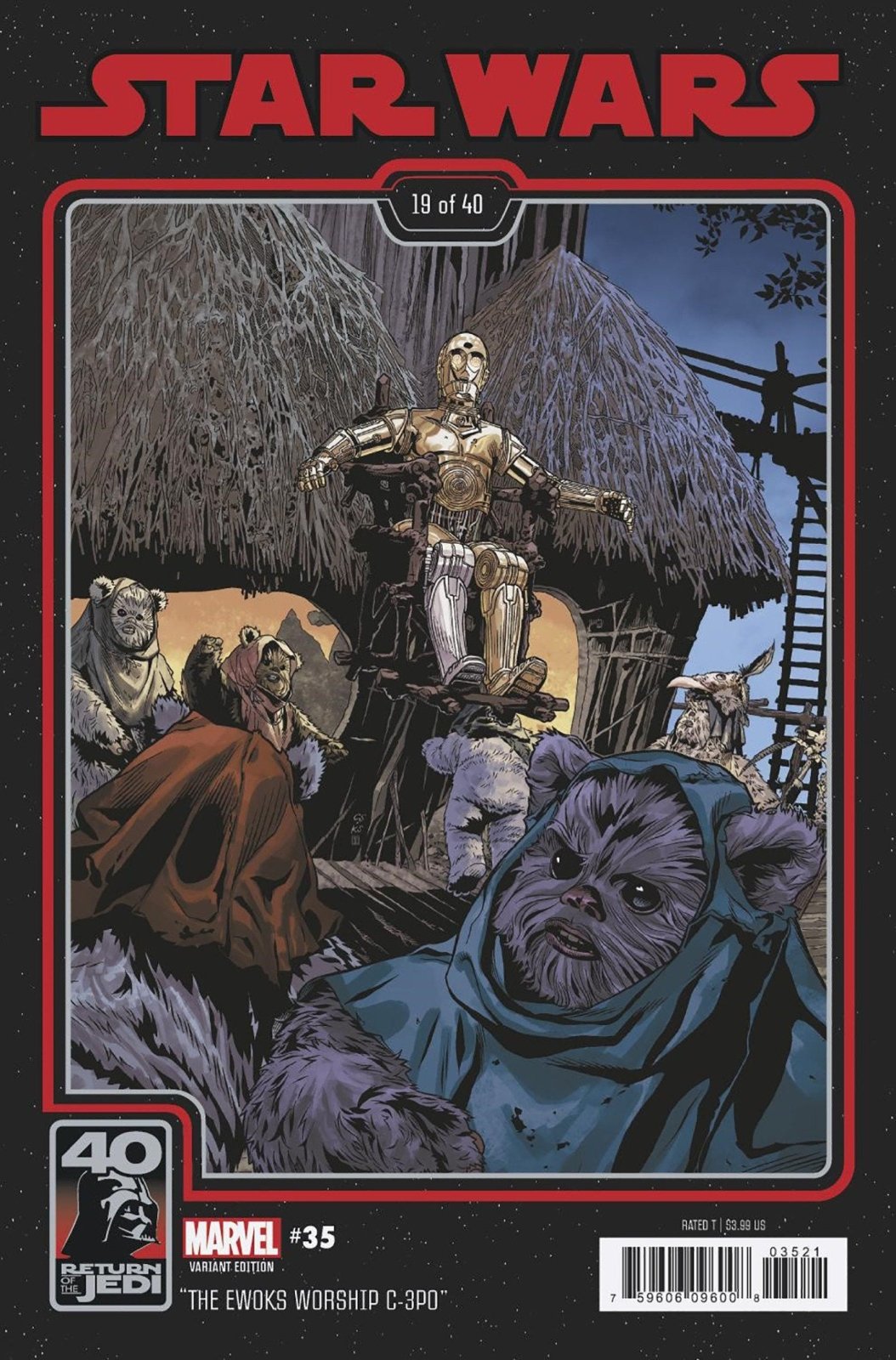 Star Wars 35 Chris Sprouse Return Of The Jedi 40th Anniversary Variant - The Fourth Place