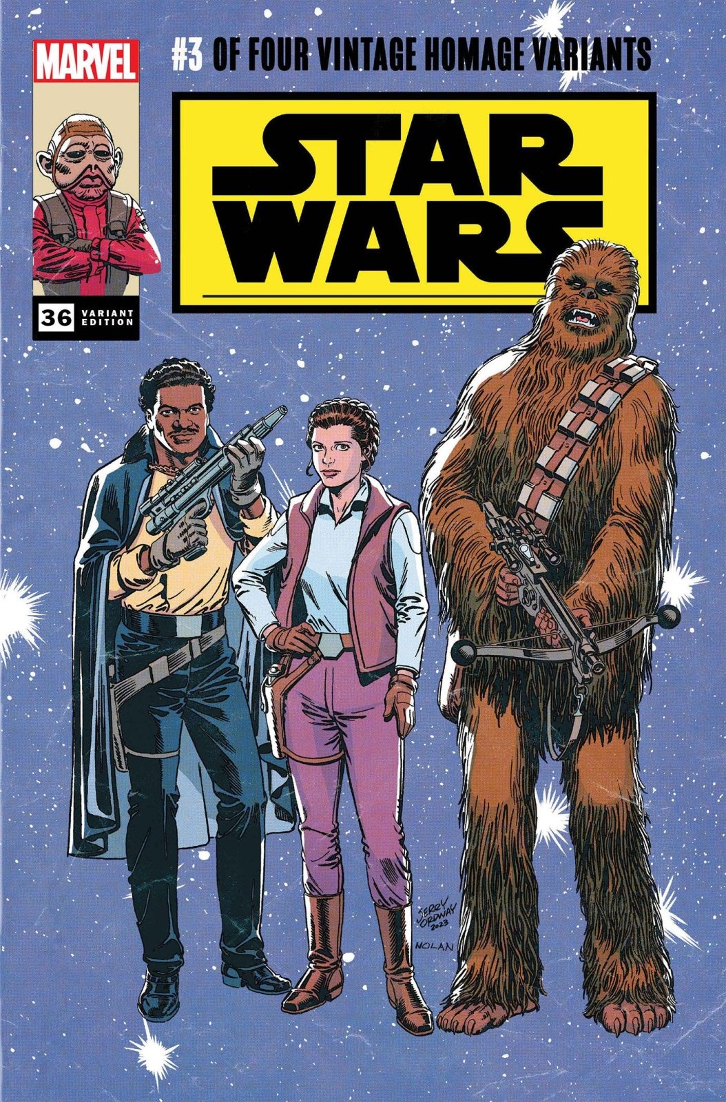 Star Wars 36 Jerry Ordway Classic Trade Dress Variant - The Fourth Place