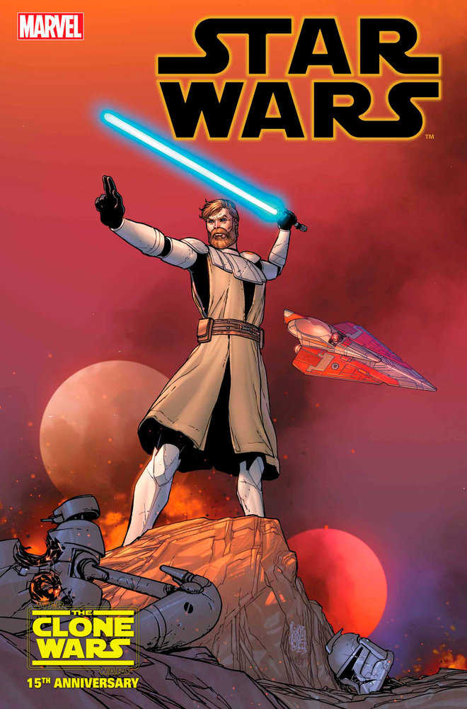 Star Wars 37 Giuseppe Camuncoli Obi-Wan Star Wars: Clone Wars 15th Anniversary Variant [Dd] - The Fourth Place