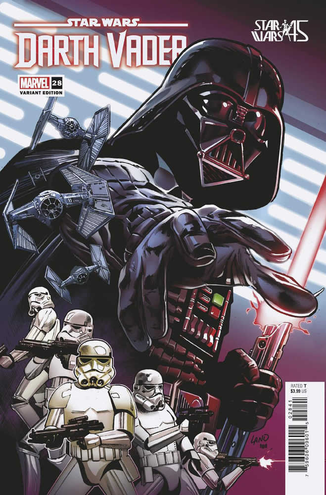 Star Wars Darth Vader #28 Land New Hope 45th Anniversary Variant - The Fourth Place