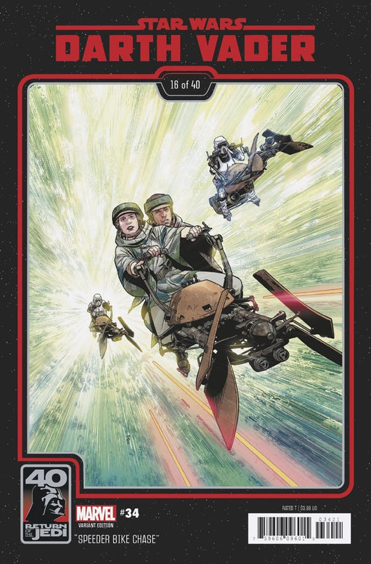 Star Wars: Darth Vader 34 Chris Sprouse Return Of The Jedi 40th Anniversary Vari Ant - The Fourth Place