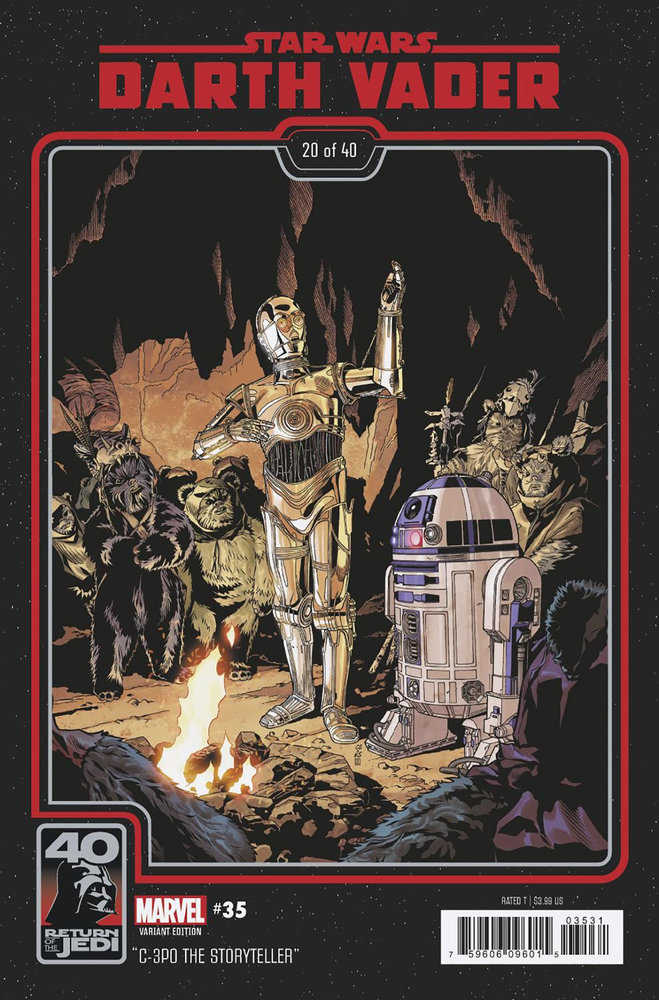 Star Wars: Darth Vader 35 Chris Sprouse Return Of The Jedi 40th Anniversary Variant - The Fourth Place